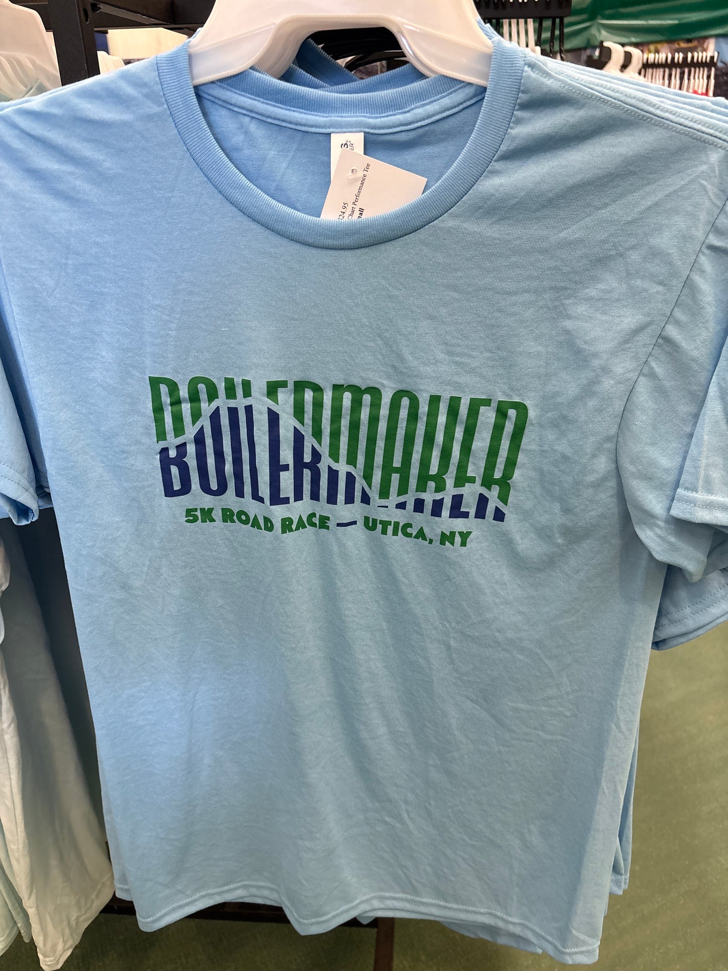 Men's Boilermaker 5K Elevation Chart Performance Tee