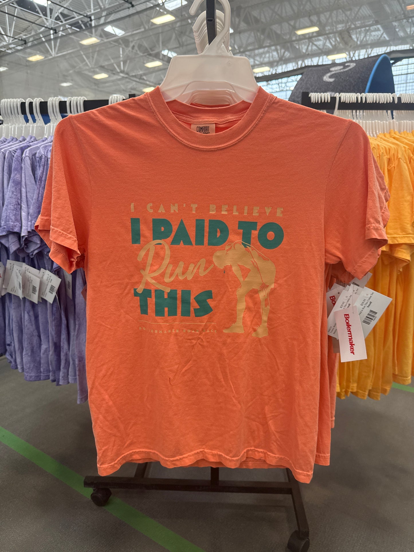 Boilermaker Paid to Run This Cotton Tee
