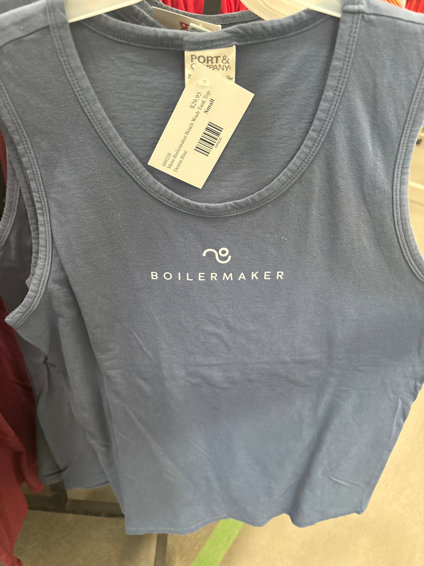 Men's Boilermaker Beach Wash Tank Top