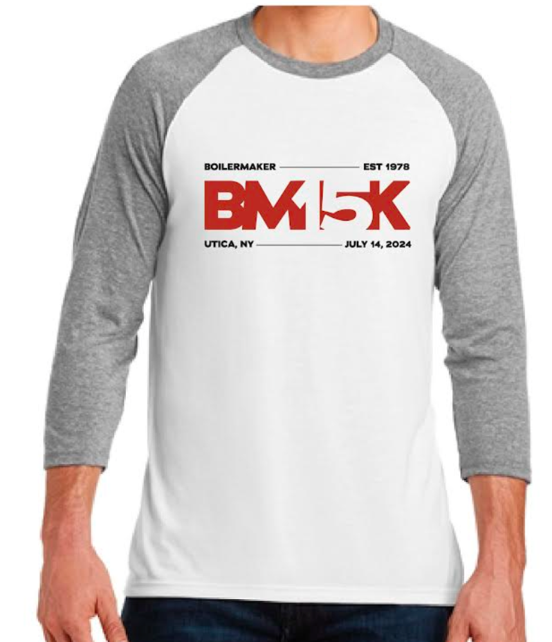 2024 15K Raglan 3/4 Sleeve Tee