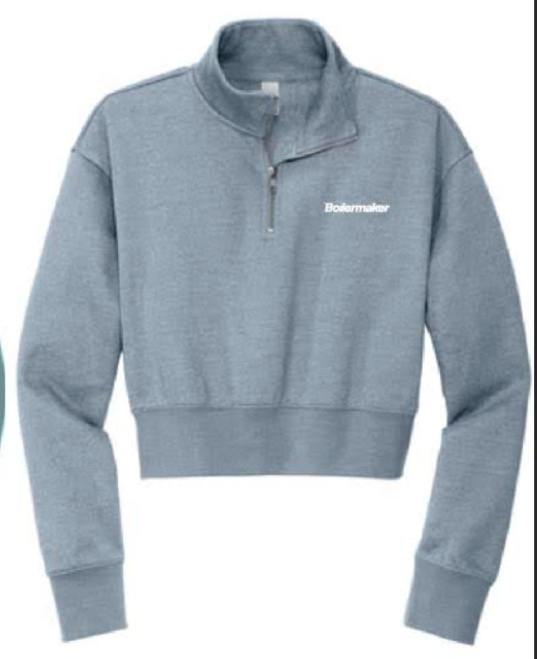 Women's Fleece Cropped 1/4 Zip Pullover