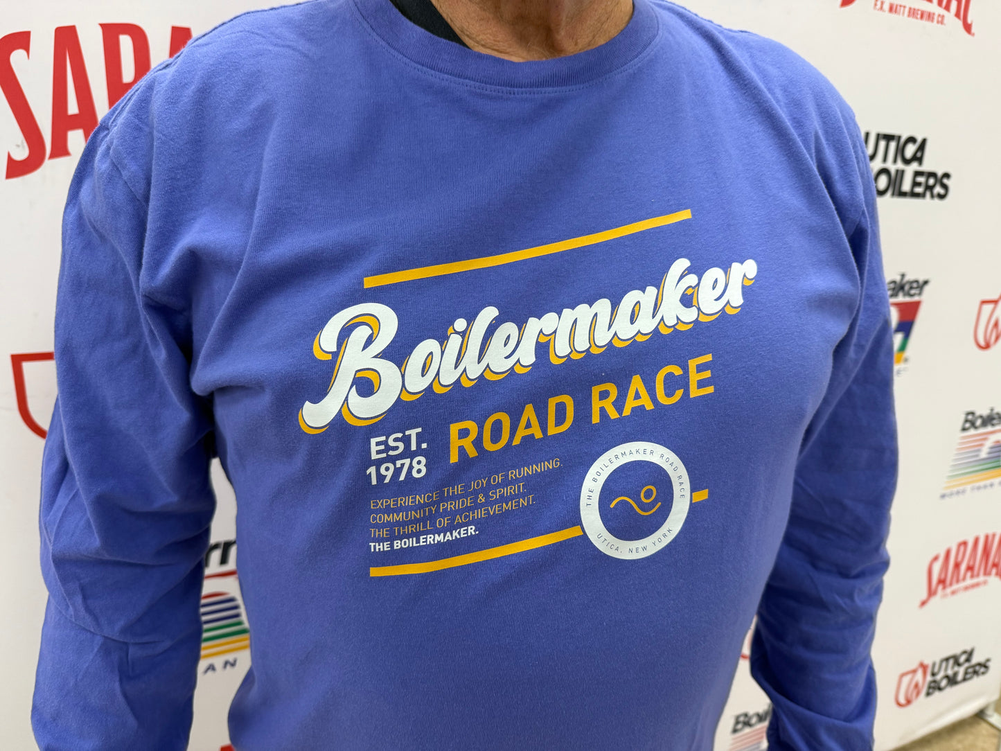 Boilermaker Utica Club Long Sleeve Cotton Tee