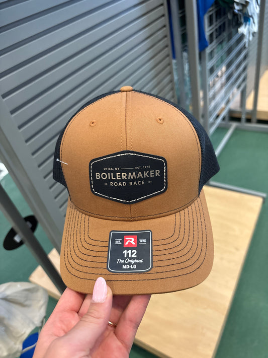 Boilermaker Leather Patch Trucker Hat