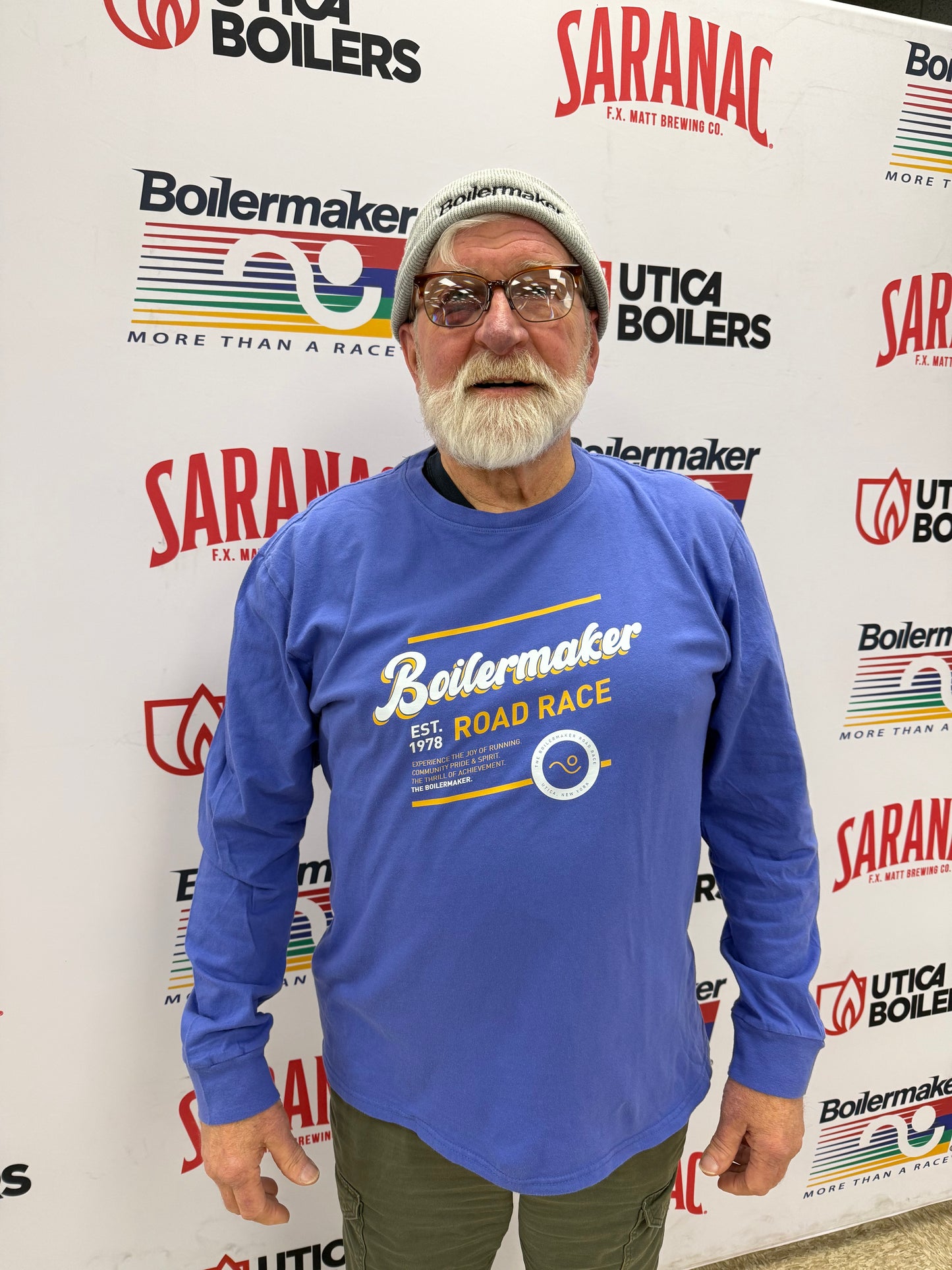 Boilermaker Utica Club Long Sleeve Cotton Tee