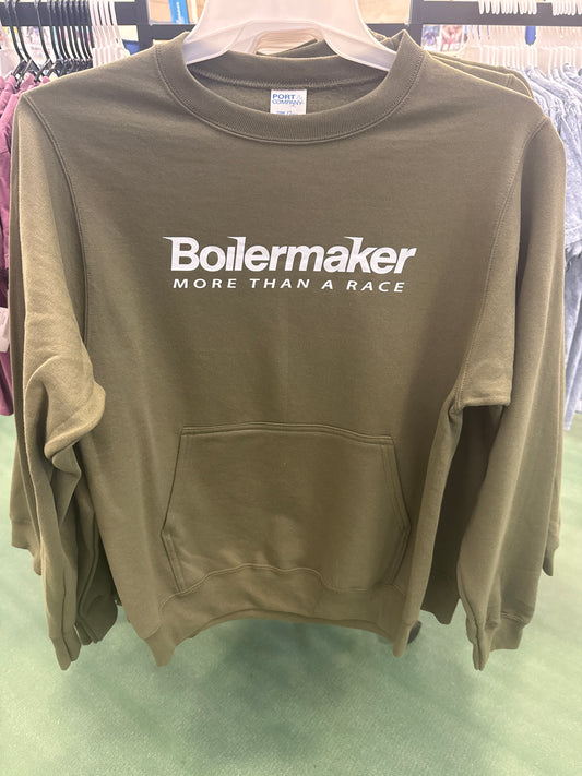 Boilermaker Fleece Crewneck Pocket Sweatshirt