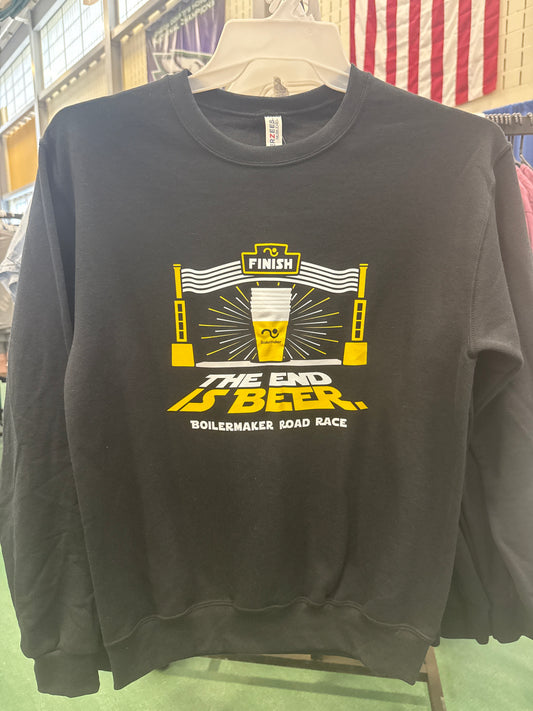 The End Is Beer Crewneck Sweatshirt