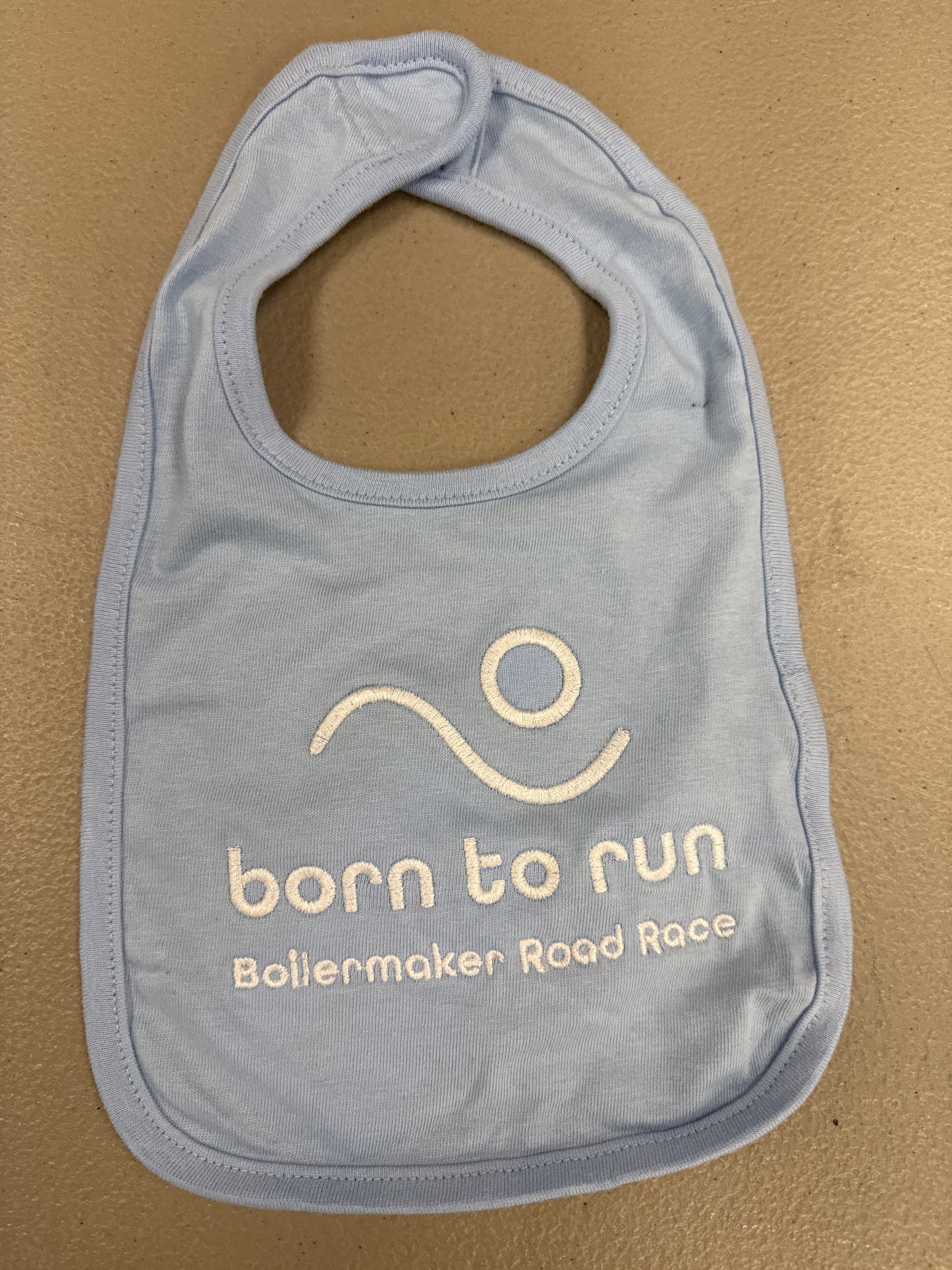 Born to Run Baby Bib