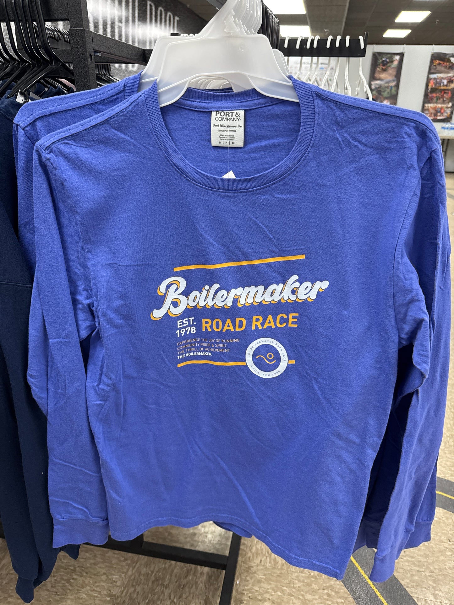 Boilermaker Utica Club Long Sleeve Cotton Tee