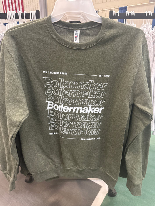 Boilermaker Repeated Crewneck Sweatshirt