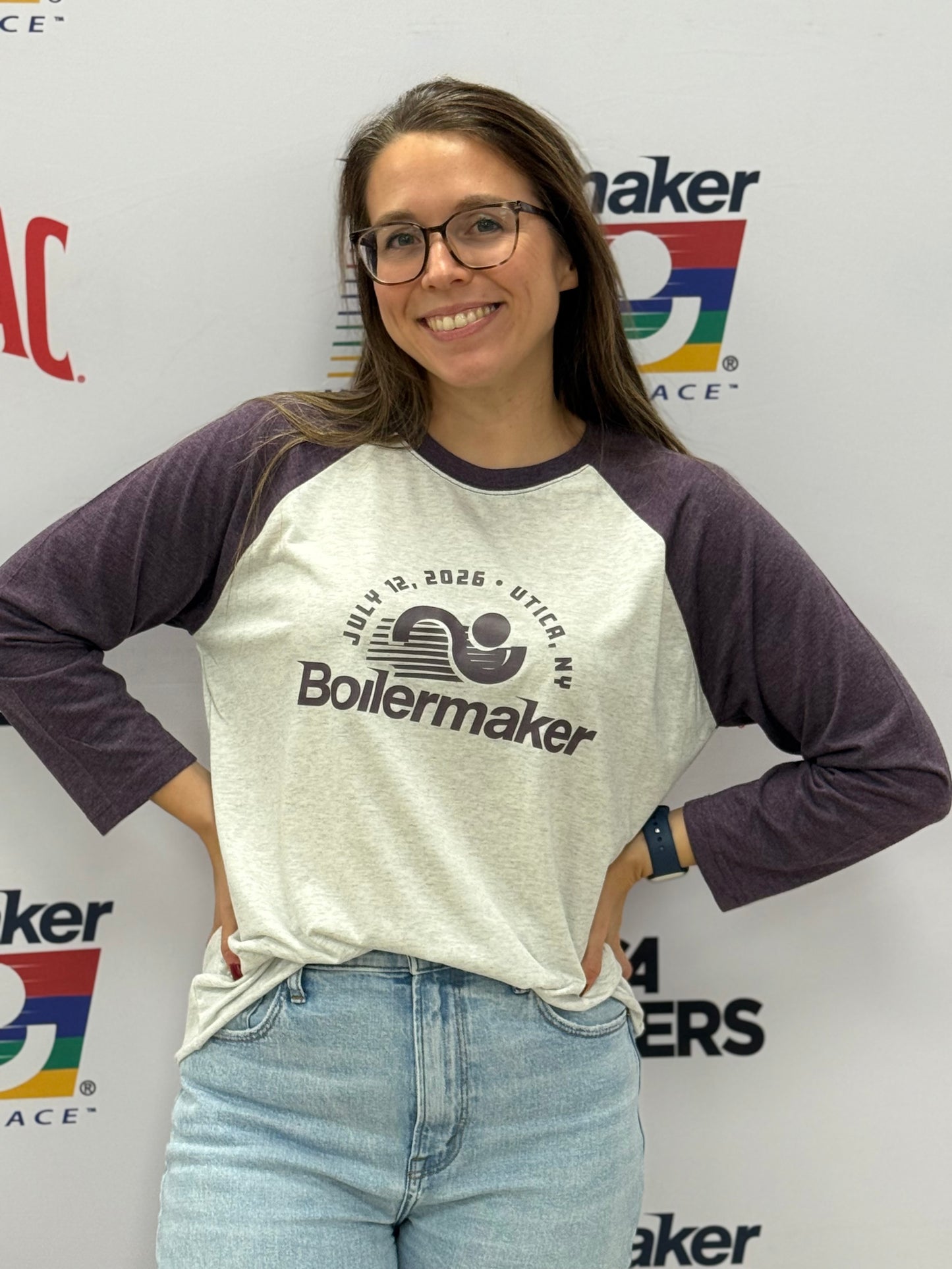Boilermaker 2026 Raglan 3/4 Sleeve Tee