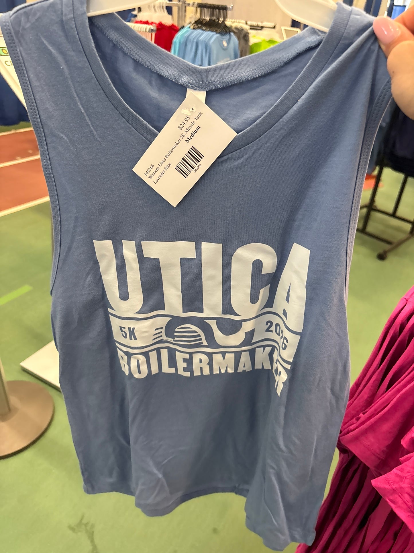 Women's Utica Boilermaker 5K Muscle Tank