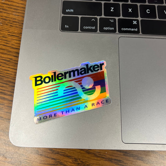 Holographic Boilermaker Sticker