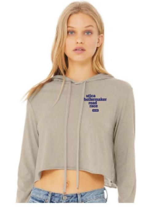 Women's Cropped Long Sleeve Hoodie