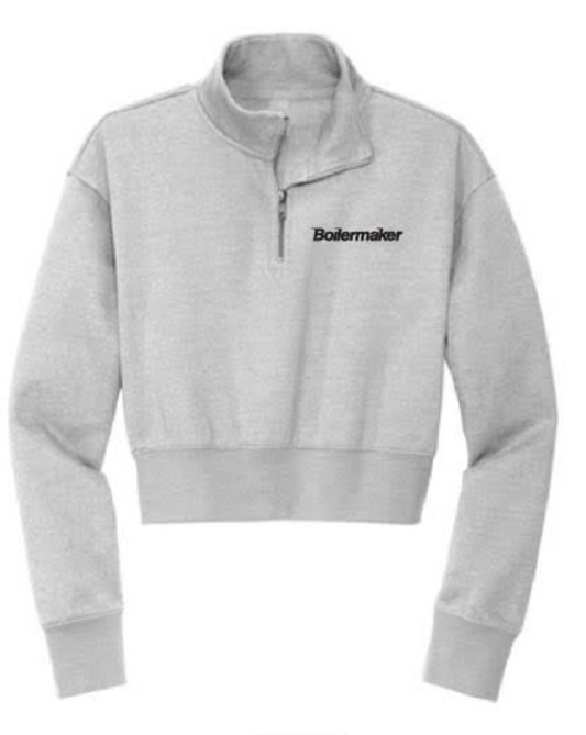 Women's Fleece Cropped 1/4 Zip Pullover